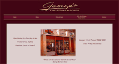 Desktop Screenshot of georgessteaks.biz